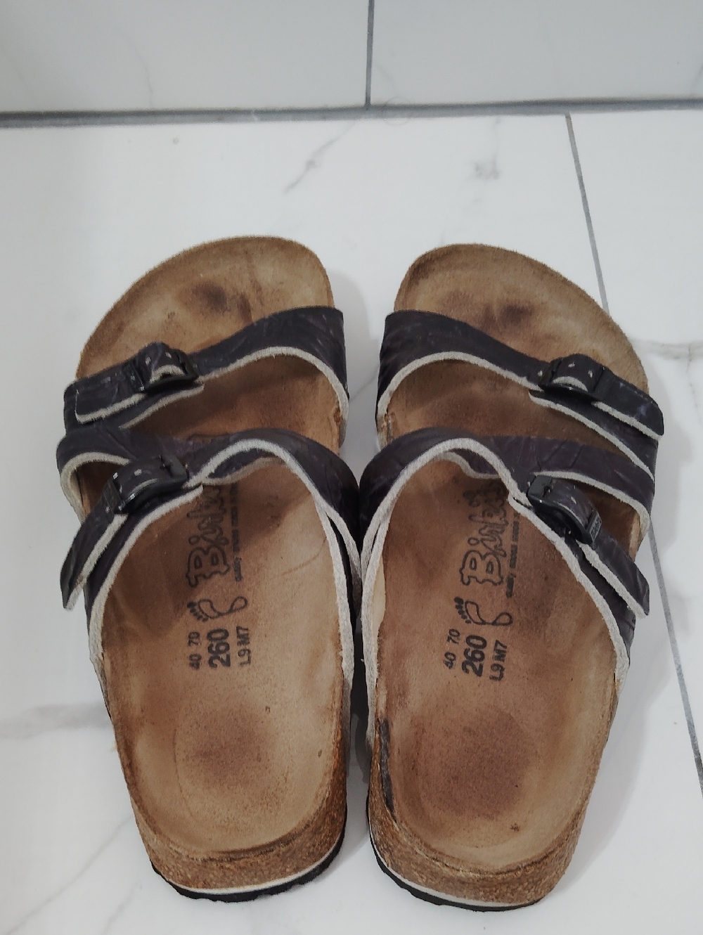 Birkenstock Black two strap Sandal - Picture 3 of 9